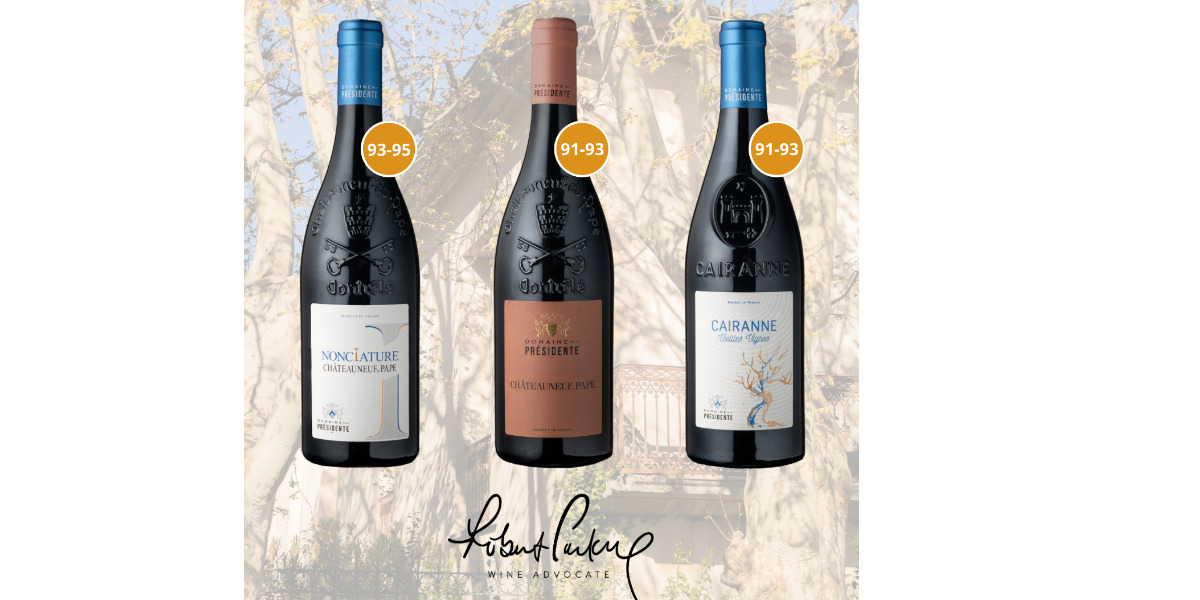 Découvrez les notes données à nos vins par Joe Czerwinski du Wine Advocate !